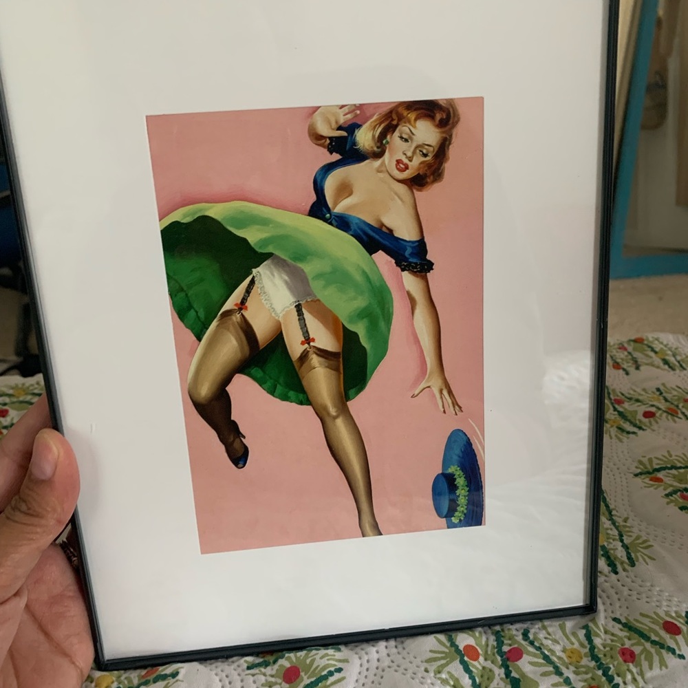 Peter Driben windy day Pinup Art Print for Flirt maga…